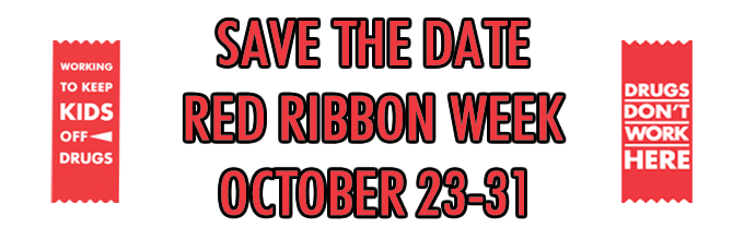 Drug Free Red Ribbon Week